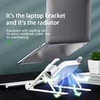Dual Cooling Foldable Laptop Stand