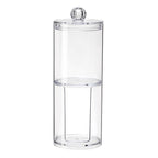 Transparent Round Style Makeup Cotton Box