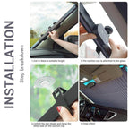 Car Retractable Automatic Windshield UV Blocking Sunshade
