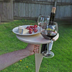 Outdoor Foldable Wood Wine Table