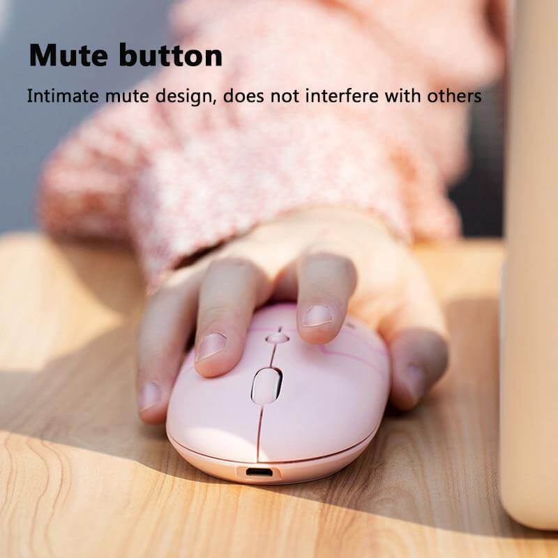 Rechargeable Universal USB-C Cartoon Wireless Mouse