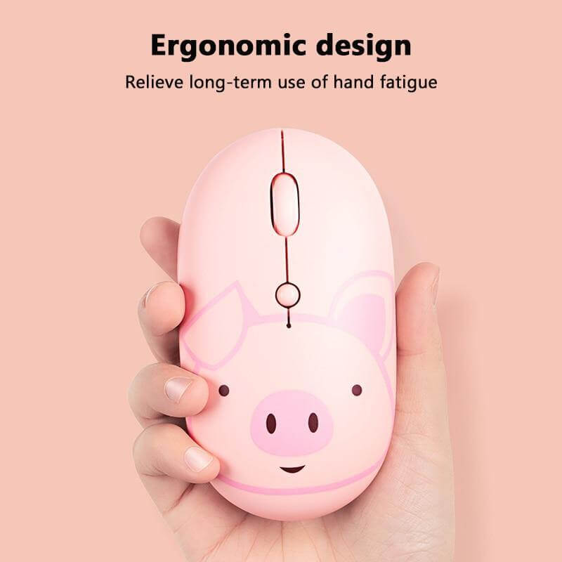 Rechargeable Universal USB-C Cartoon Wireless Mouse