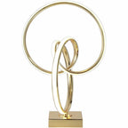 Modern Art Spiral Golden Led Table