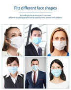 Silicone 3D Breathable Face Mask Filter