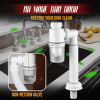 Odor-free Bathroom Kitchen Expandable Filter Pipe