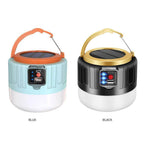 Outdoor Waterproof Solar Rechargeable Camping LED Lamp
