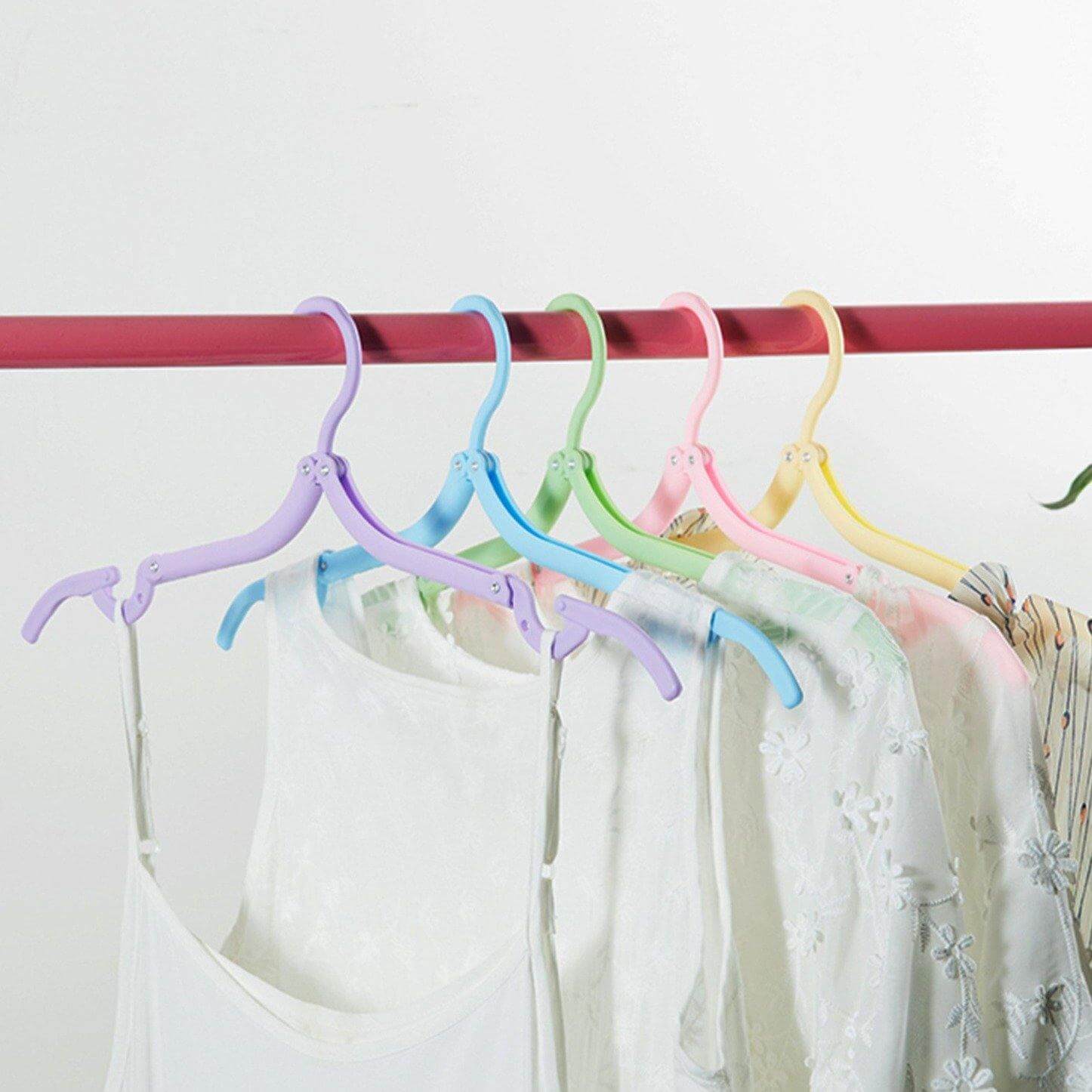 Foldable Magic Easy Travel Clothes Hanger