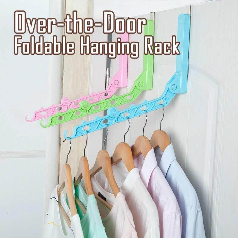 Foldable Over-The-Door Drying Hanging Rack