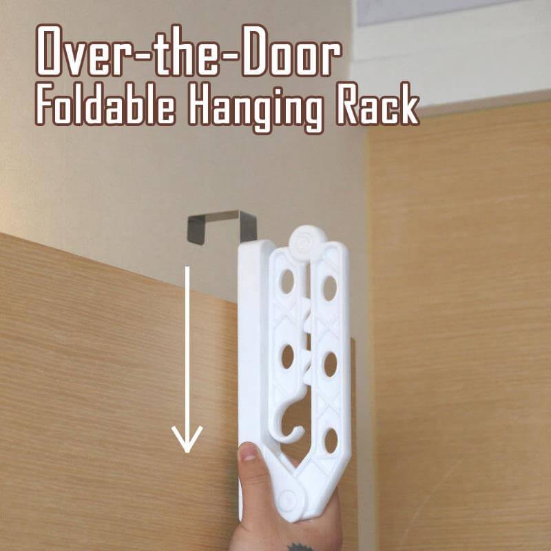 Foldable Over-The-Door Drying Hanging Rack