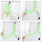 Foldable Over-The-Door Drying Hanging Rack