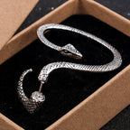 Twining Snake Punk Style  Earrings