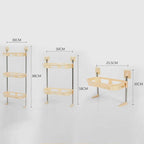 Multilayer Wall-mounted Bathroom Shelf Organizer Rack