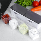 Wall-Mounted Spice Seasoning Jar Rack