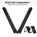 Foldable Handheld Pocket Makeup Mirror