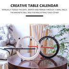 Flip Magnetic Manual Daily Desktop Calendar