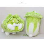 Cute Vegetable Cabbage Stuffed Dog  Pillow