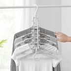 Foldable Non Slip Easy Storage Smart Clothes Hanger