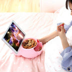 Lazy Snack Bowl with Phone Holder
