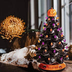 LED Light Halloween Pumpkin Ornament Tree
