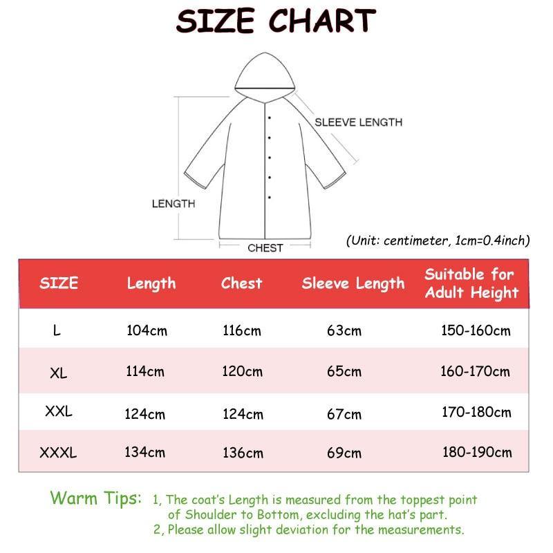 Hooded Elegant Thick Unisex Raincoat