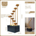 Elegant Large Minimalist Water Floor Fountain