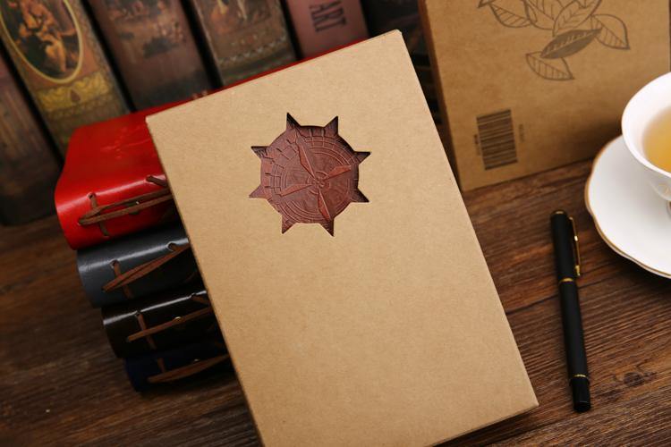 Retro PU Leather Pirate Spiral Notebook