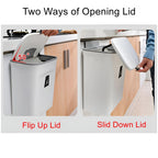 Wall-Mounted Smart Lid Trash Can