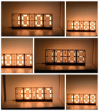 Nordic Double-Sided LED Clock