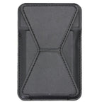 Leather Magnetic Card Holder Wallet Stand