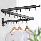 Wall Mounted Telescopic Folding Rack