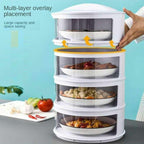 Multilayer Transparent Kitchen Food Storage Box