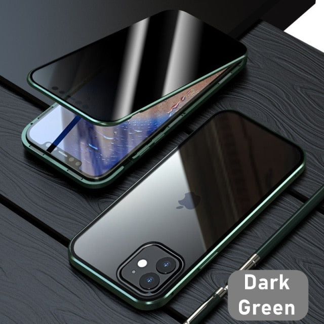 Magnetic Protective Anti-Spy iPhone Case