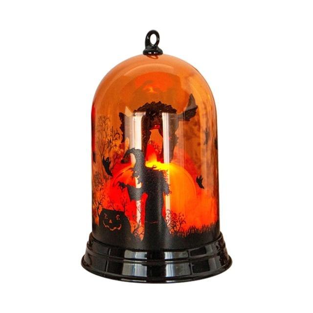 Halloween Scene Witch Night Lamp Decoration