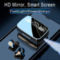 Flashlight Charging Case Wireless Noise Cancelling Earbuds