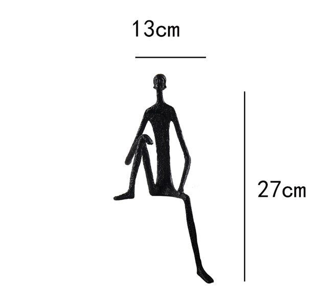 Modern Abstract Metal Home Decor Figures