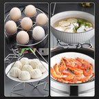 Multifunctional Egg Storage Steamer Rack