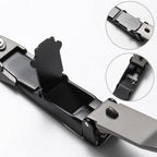 Stainless Steel Nail Cutter with Storage