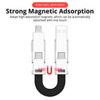 4in1 Magnetic Keychain USB Charging Cable