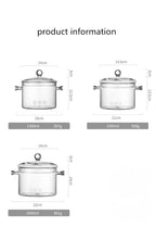 Transparent Glass Heat-Resistant Soup Pot