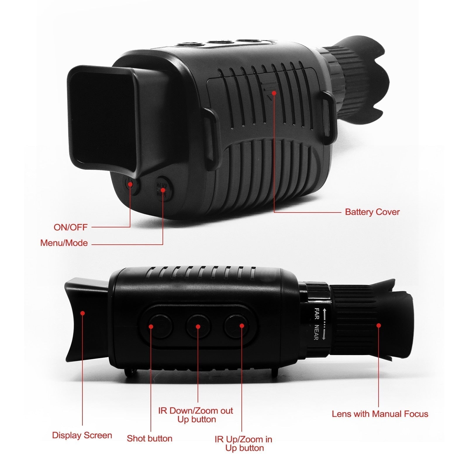 High Magnification Clear Night Vision Binocular