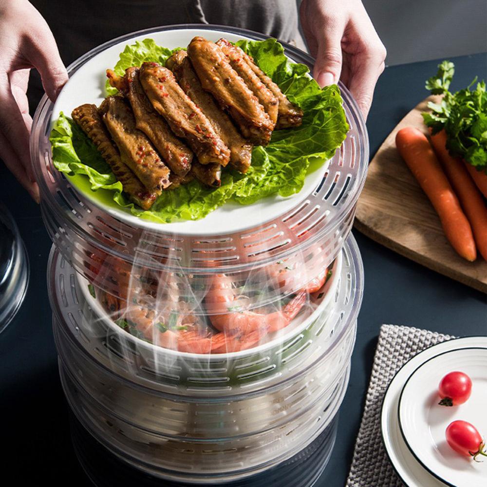5-Tier Transparent Food Storage Container