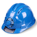 Solar Power Cooling Fan Safety Helmet