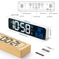 Smart Digital LED Music Alarm Temperature Clock
