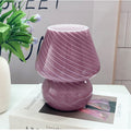Creative Mushroom Glass Mushroom Table Lamp