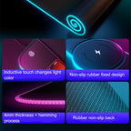 Wireless Charging RGB Luminous Mouse Mat