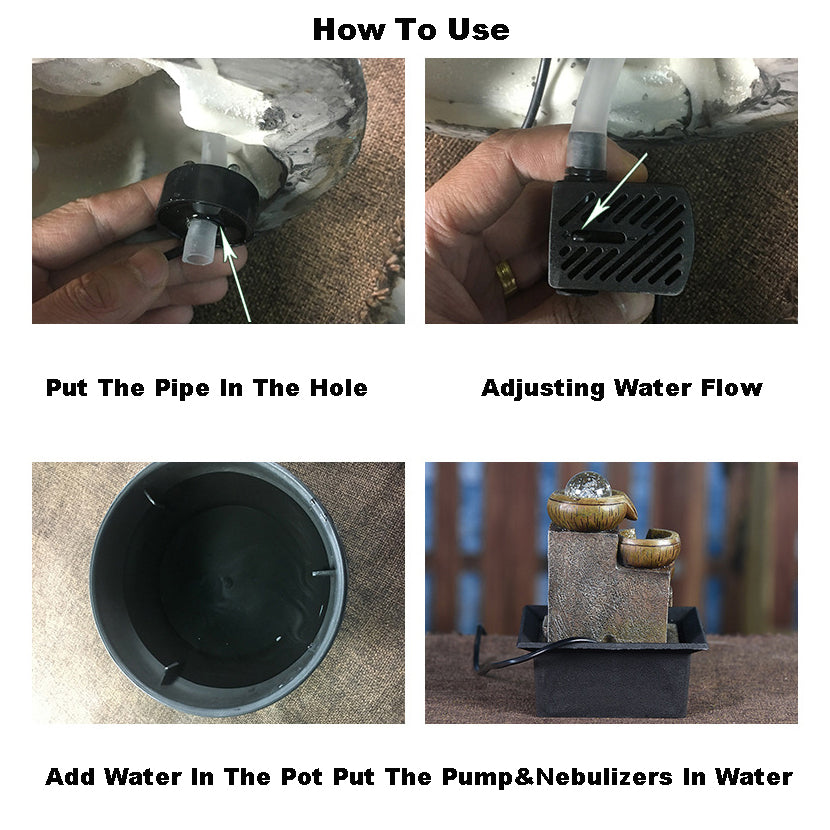 Creative Indoor Feng Shui Water Fountain