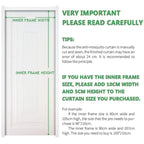Hands-Free Automatic Closing Magnetic Mosquito Net