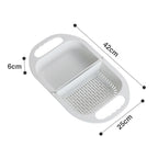 Collapsible Folding Fruit Vegetable Washing Drainer Basket