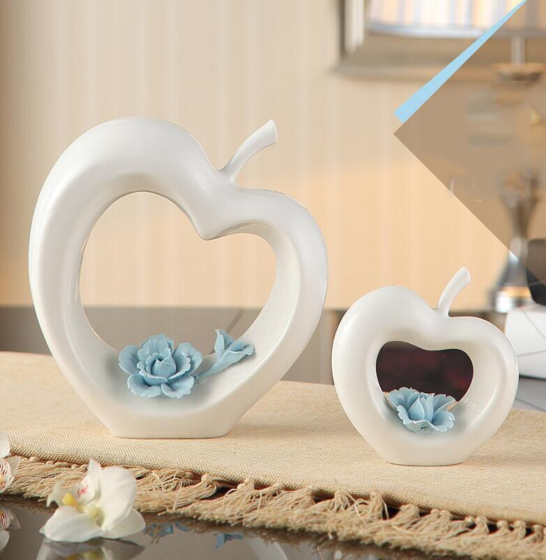Modern Ceramic Love Apple Home Decor