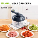 Manual Easy Simple Meat Vegetable Chopper Container